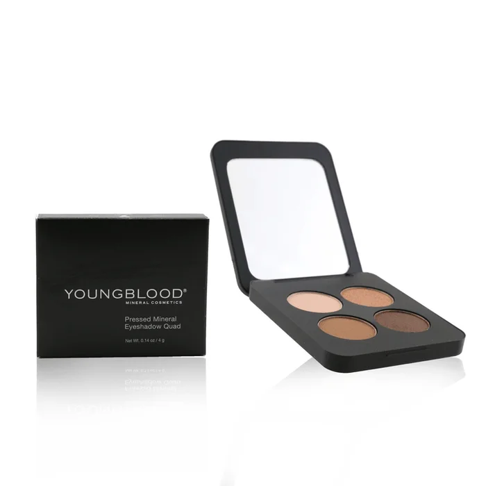 Youngblood Pressed Mineral Eyeshadow Quad – Sweet Talk 4g/0.14oz
