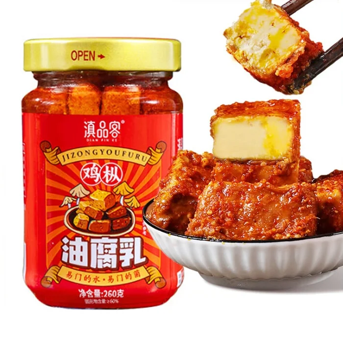 Yunnan chicken mushroom oil fermented bean curd 260 g