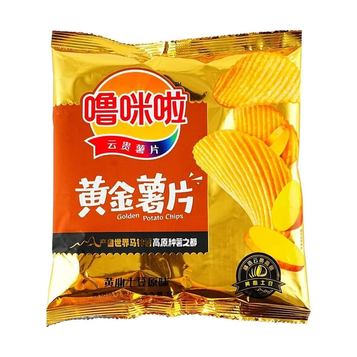 Yunnan-Guizhou Style Potato Chips, Yellow Heart Potato Original Flavor, 2.29 oz