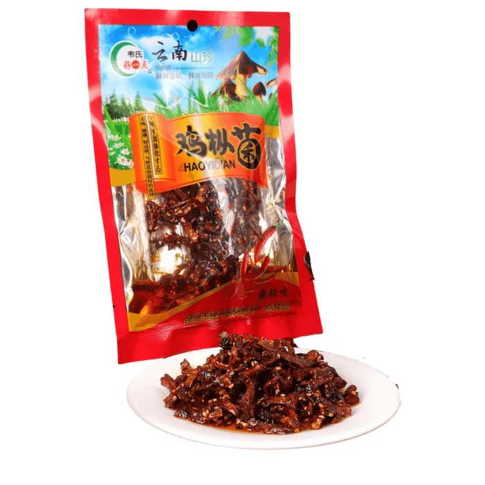 Yunnan Mountain Delicacy Spicy Chicken Mushroom Spicy Flavor 55g