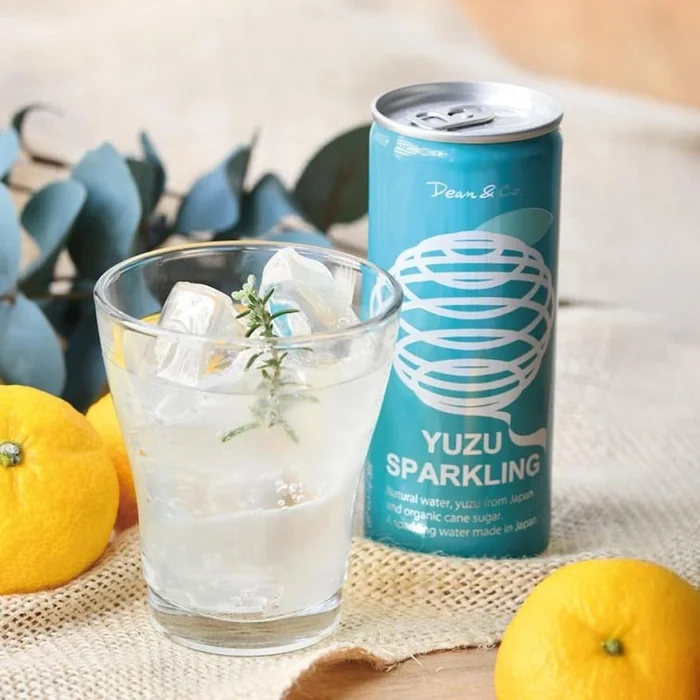Yuzu Sparkling Water,Refreshing Drink,8.45 fl oz【3% Fruit Juice】