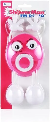 Zadro Showerman FM Shower Radio, Hot Pink