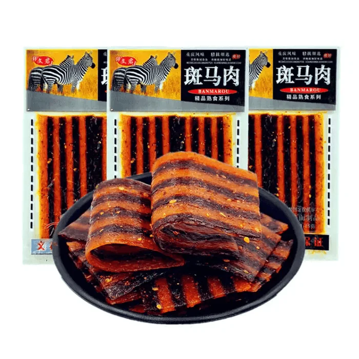 Zebra meat spicy strips 18 g 3 bags