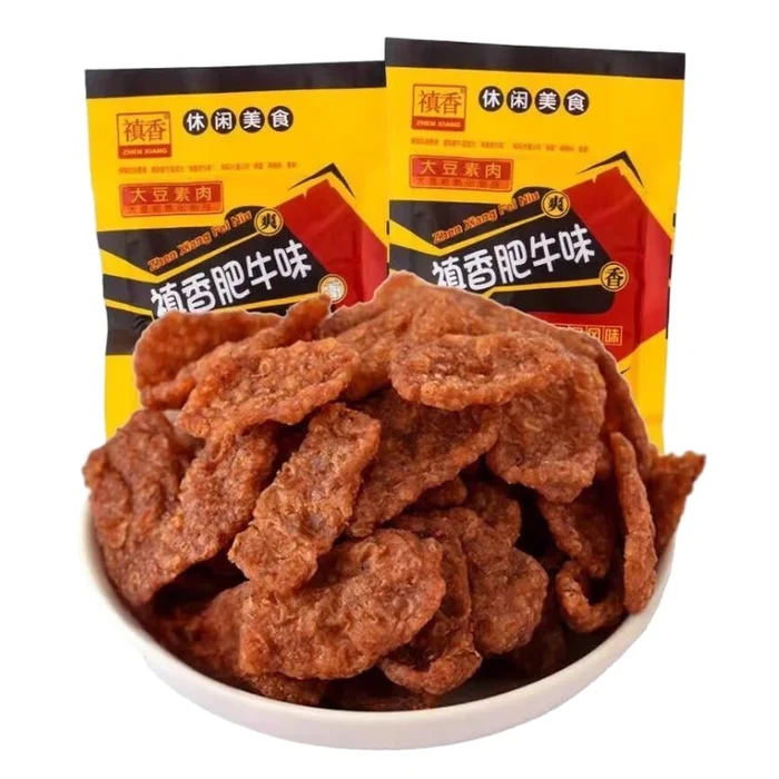 Zhenxiang Spicy Beef Strips 18g x 10 packs