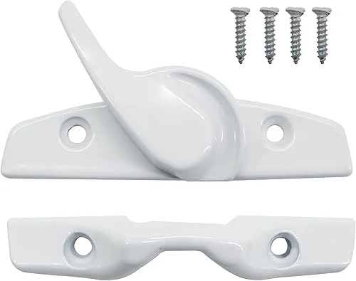 Zinc Sash Lock and Keeper fit for Andersen Sash Lock & Keeper 1968 to Present (White)