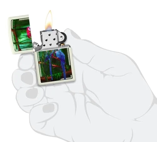 Zippo Carol Cavalaris Glow in The Dark Pocket Lighter