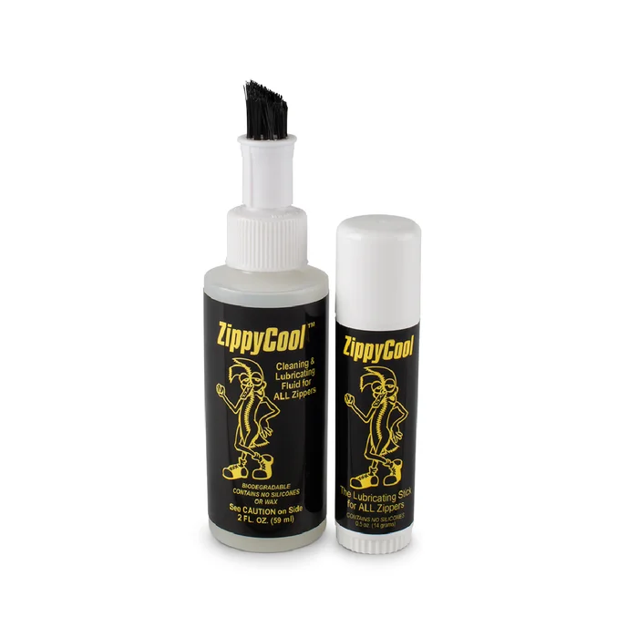 ZippyCool Zipper Cleaning Fluid & Lubricating Stick Set