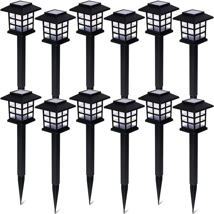 Zone Tech® Outdoor Bright Solar-Powered Light (12-Pack)