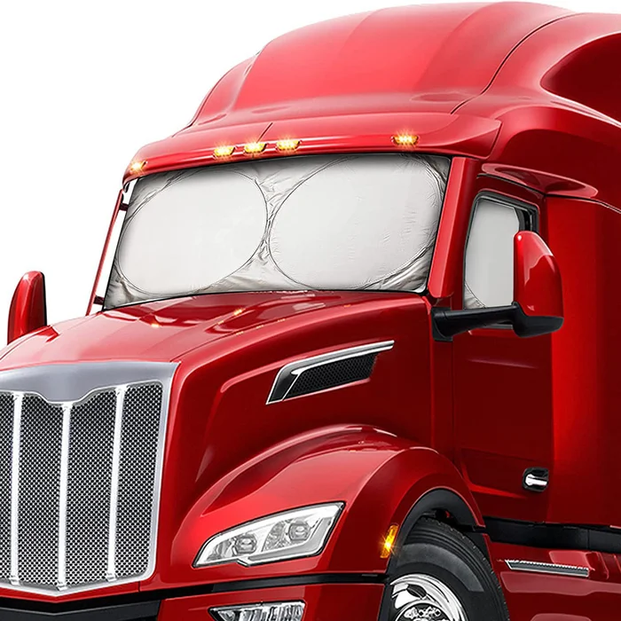 Zone Tech® Semi Truck Windshield and Side Windows Sunshade
